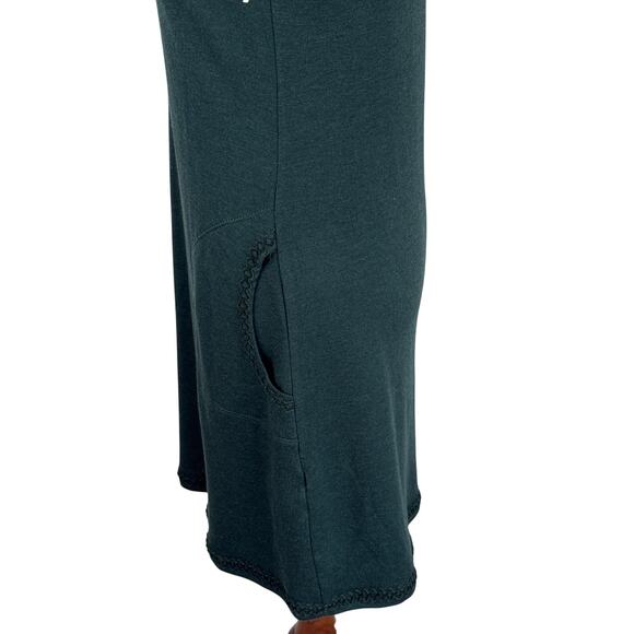 MAX STUDIO SCOOP NECK LONG SLEEVE SWEATER‎ DRESS IN ARMY NWT WOMEN'S SIZE XS - Picture 7 of 12